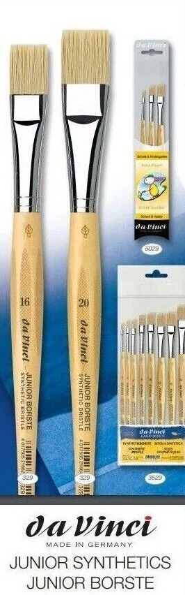 da Vinci Junior Synthetikpinsel Bristle flach Schulpinsel Borsten Serie 329 - Bild 1 von 2