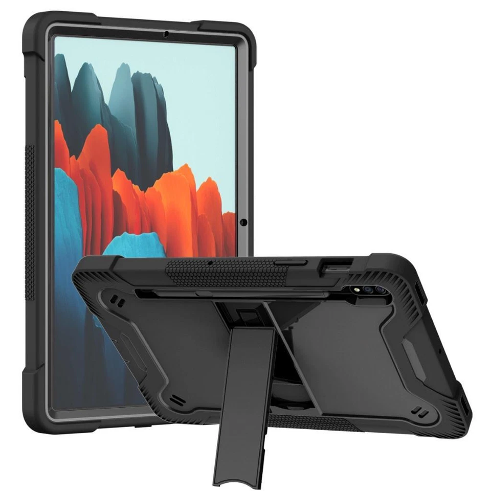 Shockproof Case For Samsung Galaxy Tab S8 S8+ S8 Ultra Hybrid Rubber Stand Cover - Image 3 of 4