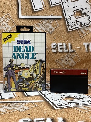 Dead Angle (Sega Master, 1989) Video Game w/ Original Box