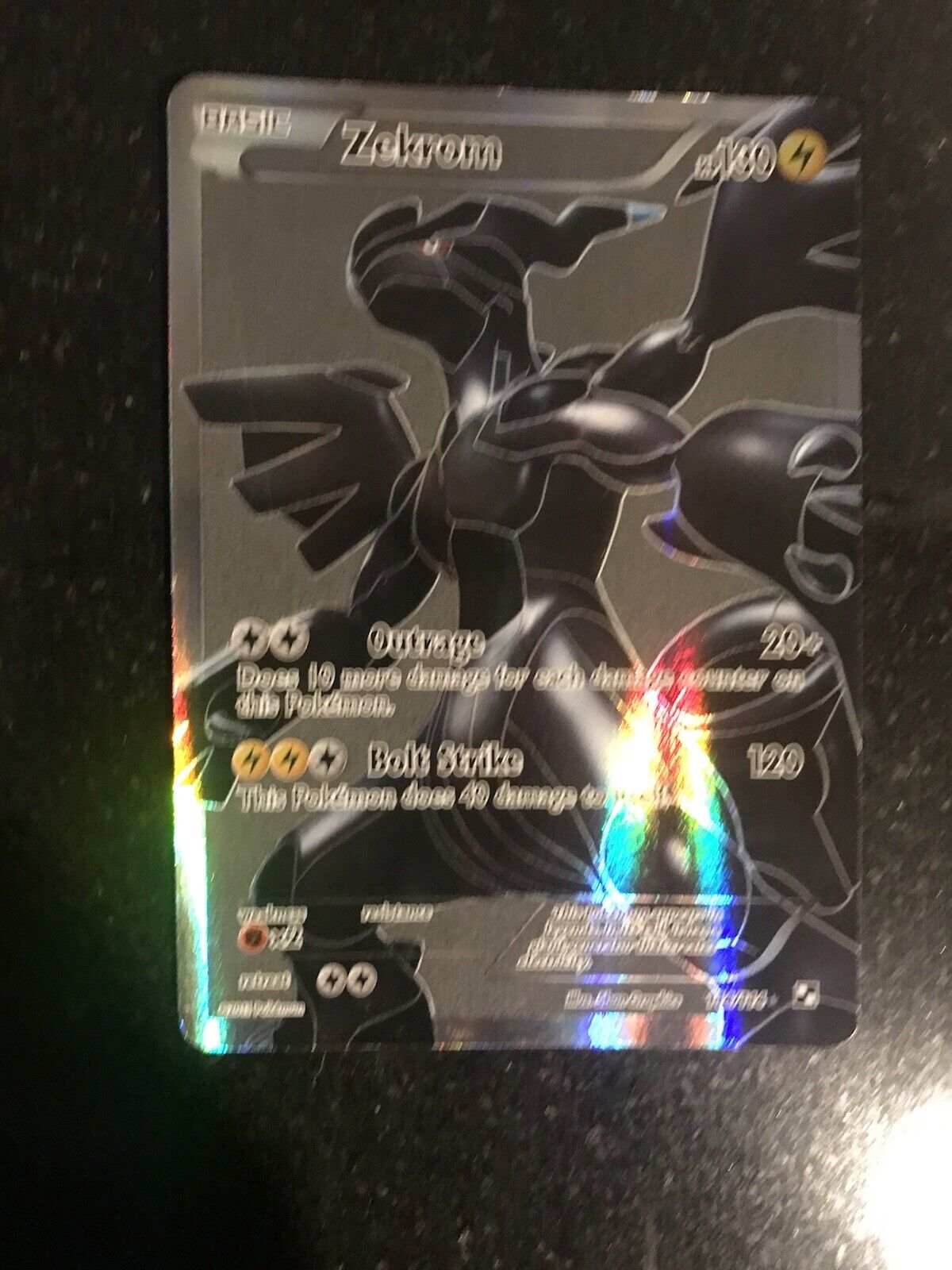 Zekrom Full Art - Carta Pokémon Original Astros Cintilantes, Jogo de  Tabuleiro Original Copag Nunca Usado 68356309