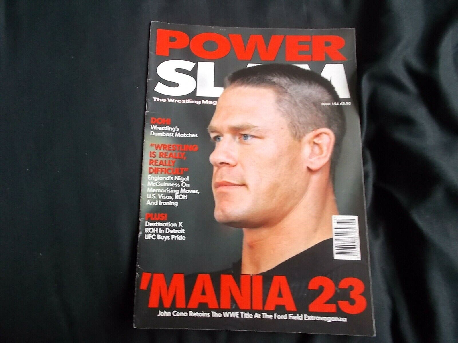Power Slam Wrestling Magazine Issue 154 May 2007 John Cena Wins Wrestlemania 23