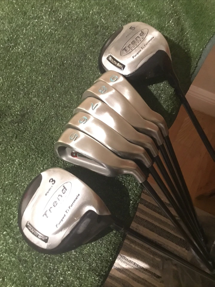 Acer & South Bay Ladies Irons & 3-5 Woods Set 5-9 Irons Graphite Shafts - Image 2 of 4