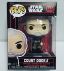 COUNT DOOKU - Star Wars Dark Side - Funko POP! #744 Vinyl Figure NEW / BOX WEAR