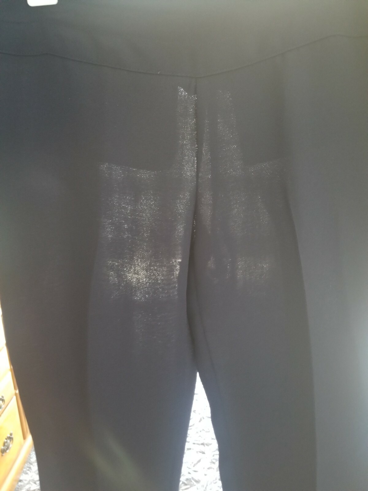 CAbi Basic Solid Dark Navy Blue Wide Leg Side Zip… - image 6