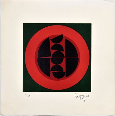 Walter, Ohne Titel. (1966). Signierter Original-Siebdruck