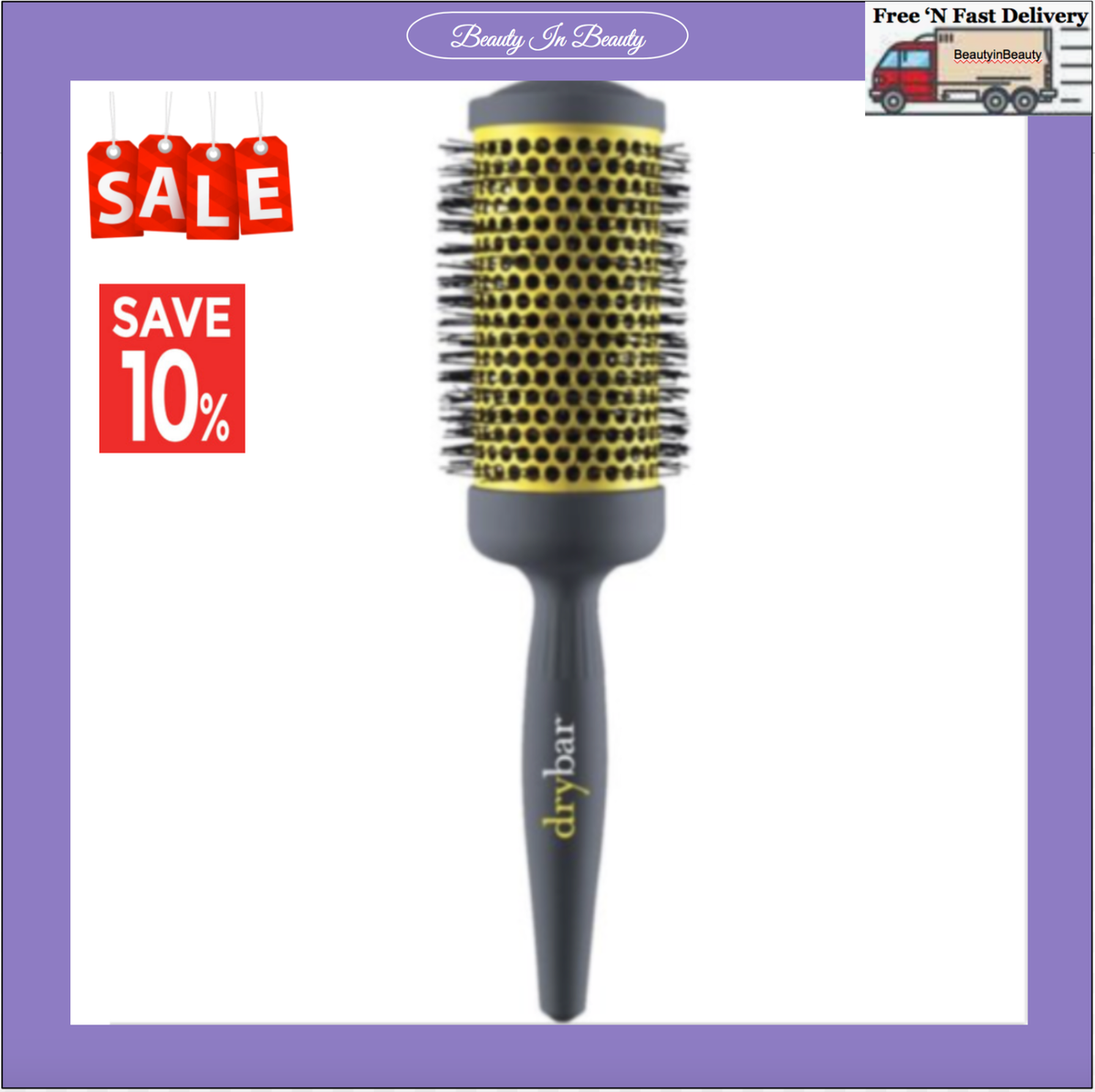 Drybar Double Pint Ceramic Brush Drybar Double Pint LARGE Round CERAMIC BRUSH New In Box | eBay main image 2