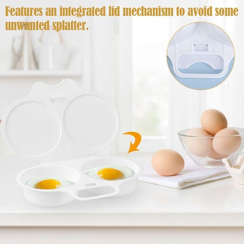 Microwave Egg Poacher Poached Egg Cooker Egg Maker Poached Egg Steamer Kitchen - Picture 10 of 12