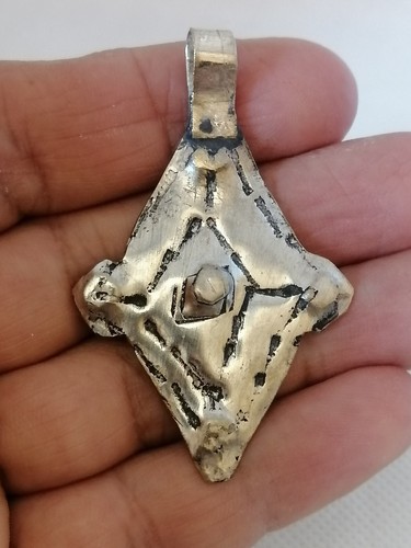 Extrem seltenes altes Wikinger Amulett silberfarben Kreuz Artefakt echt - Bild 3 von 14