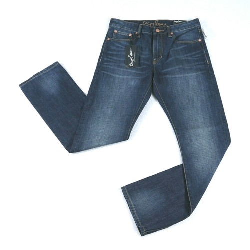 Chip \u0026 Pepper hombre Ike nifus Jeans Talla 30x32 Pierna Recta Azul Oscuro  Lavado | eBay