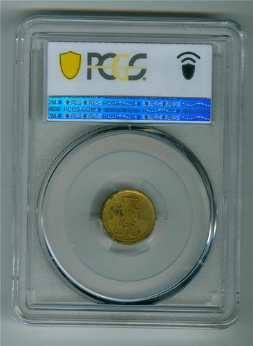 CHINA 1940 1 CENT BRASS Y-357 PCGS MS-63 BU - Picture 2 of 2