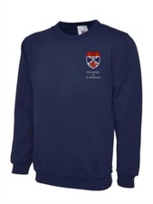 St Andrews University Society Sweatshirt Navy Grey Black some old stock to clear