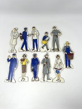 Vintage Judy Wooden Story Lot of 11 Community Workers Educational 60s