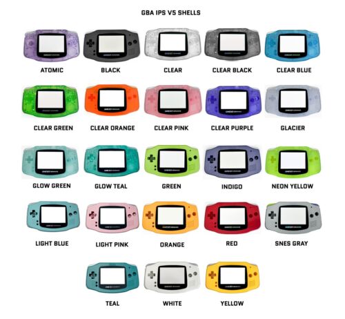 Nintendo Game Boy Advance GBA Backlight V5 IPS LCD System WÄHLEN SIE IHRE FARBE - Bild 2 von 21