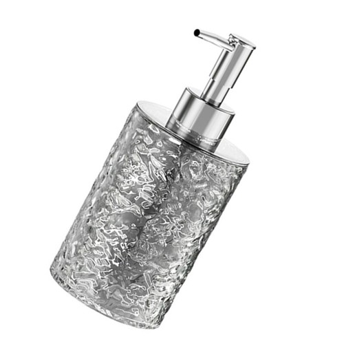 Glass Soap Dispenser Foam Soap Dispenser Diamond Refillable Hand Soap Dispenser - Picture 6 of 12