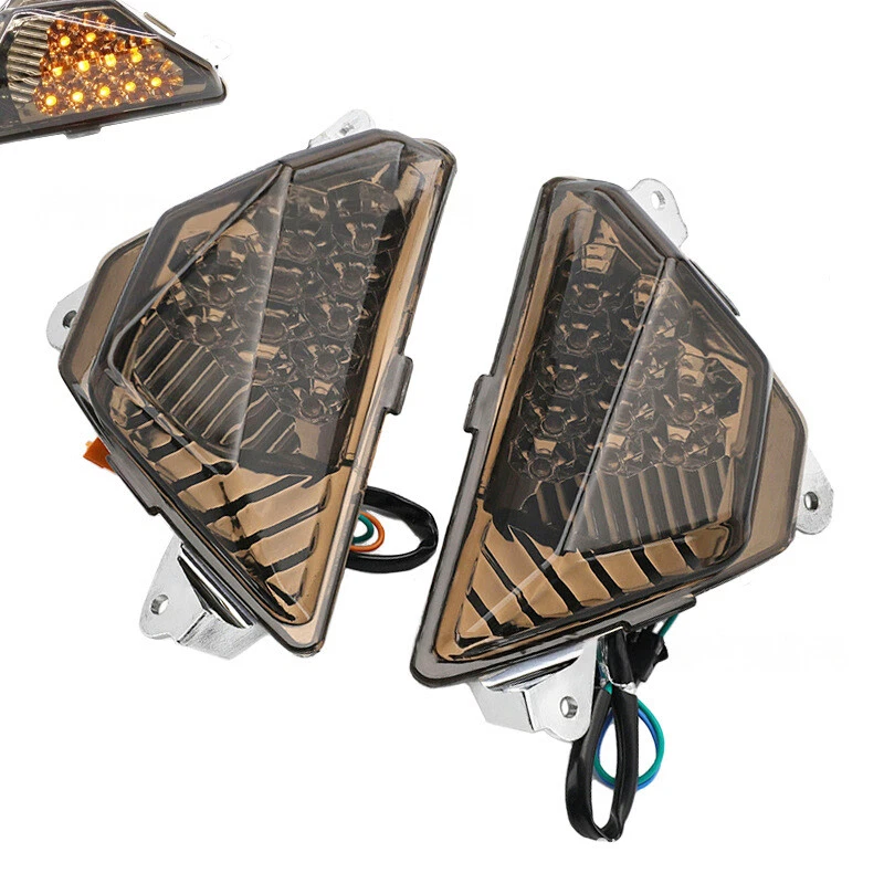 Front LED Turn Signal Light For KAWASAKI NINJA 250 300 400 650 1000 1000SX ZX-6R Foto 4 de 4