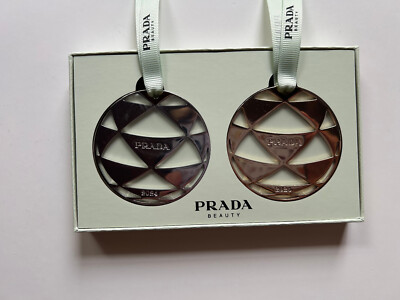 New 2 PRADA Special Gold Silver Ornament 2024 Edition In Box