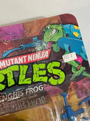1989 Genghis Frog MOC TMNT Vintage Ninja Turtles Figure NEW | eBay