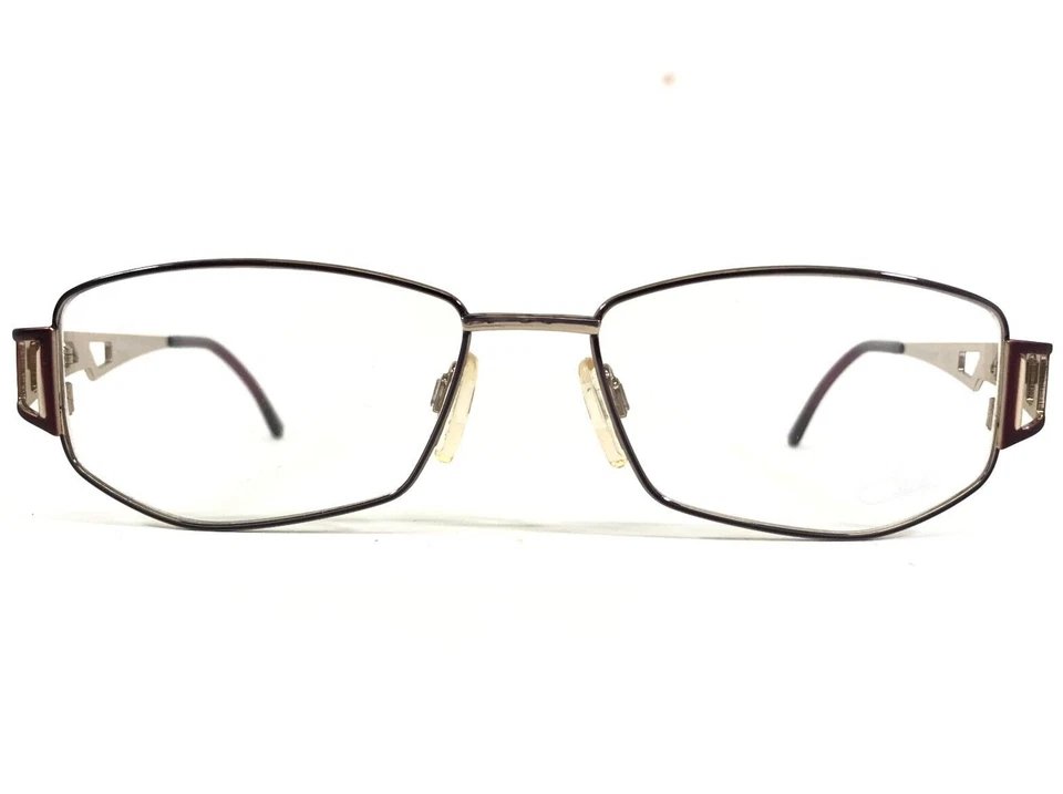 Monturas de gafas Cazal MOD.4140 COL.887 Borgoña Rojo Dorado Cuadrado 52-15-130 Foto 2 de 4