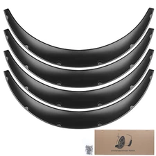 4Pcs 4.5inch Flexible Fender Flares Extra Wide Body Wheel Arches For Ford F-150