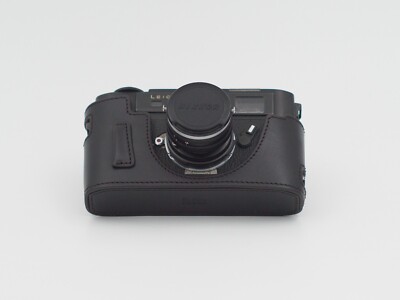 2022 New Mr.Zhou Dark Brown Tea Core Half Case for Leica M5 Camera w 2 or 3 Lugs