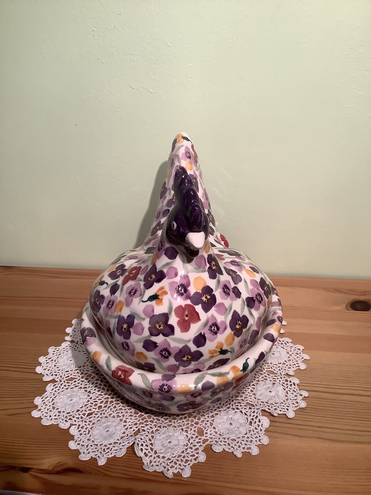Emma Bridgewater Sample Tiny Wallflowers Hen On Nest. eBay