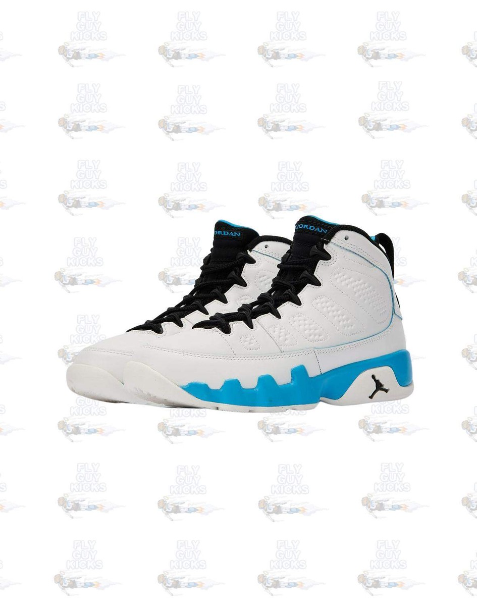 Kids Air Jordan Retro 'Powder Blue' GS White Black FV0143-101 Shoe Trainer