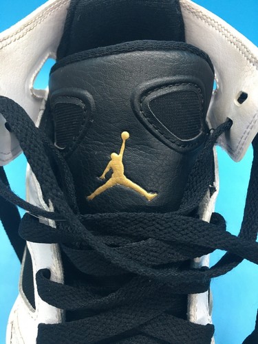 Jungen Nike Jordan Flight Club 91 GS "Weiß Schwarz" Größe 4,5Y - Bild 2 von 5