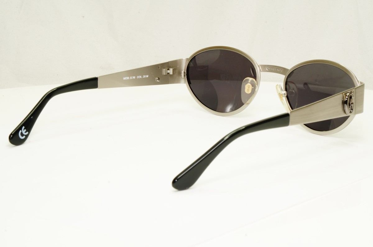 Gianni Versace 1996 Vintage Mens Metal Silver Sunglasses GV MOD