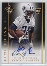 2014 Panini Limited Limited INK Gold 11/25 Antonio Andrews #LI-AA Auto 0c2
