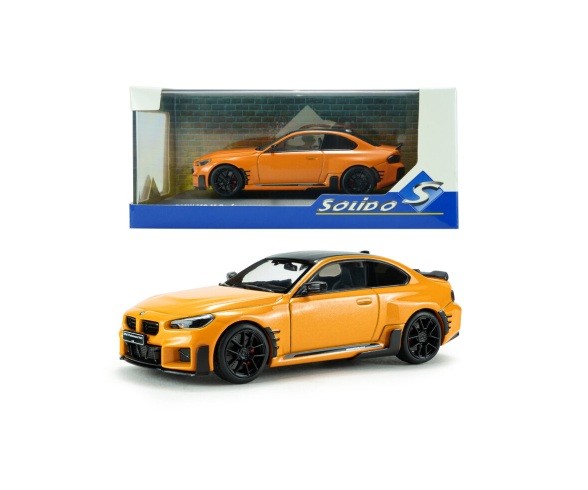 Solido 421438330 1:43 BMW M2 G87 2024 Papaya Orange Diecast Car - New