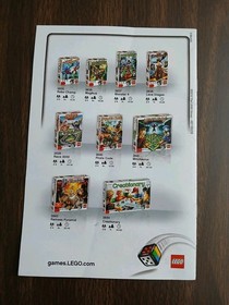 Lot of 2 LEGO Game Harry Potter Hogwarts (3862) Booklets Manuals