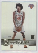 2021-22 Donruss Elite Rookies 136/999 Jericho Sims #204 0r2f