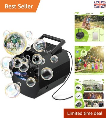 Robuster tragbarer Seifenblasenmaschine - perfekt für Feiern drinnen & draußen