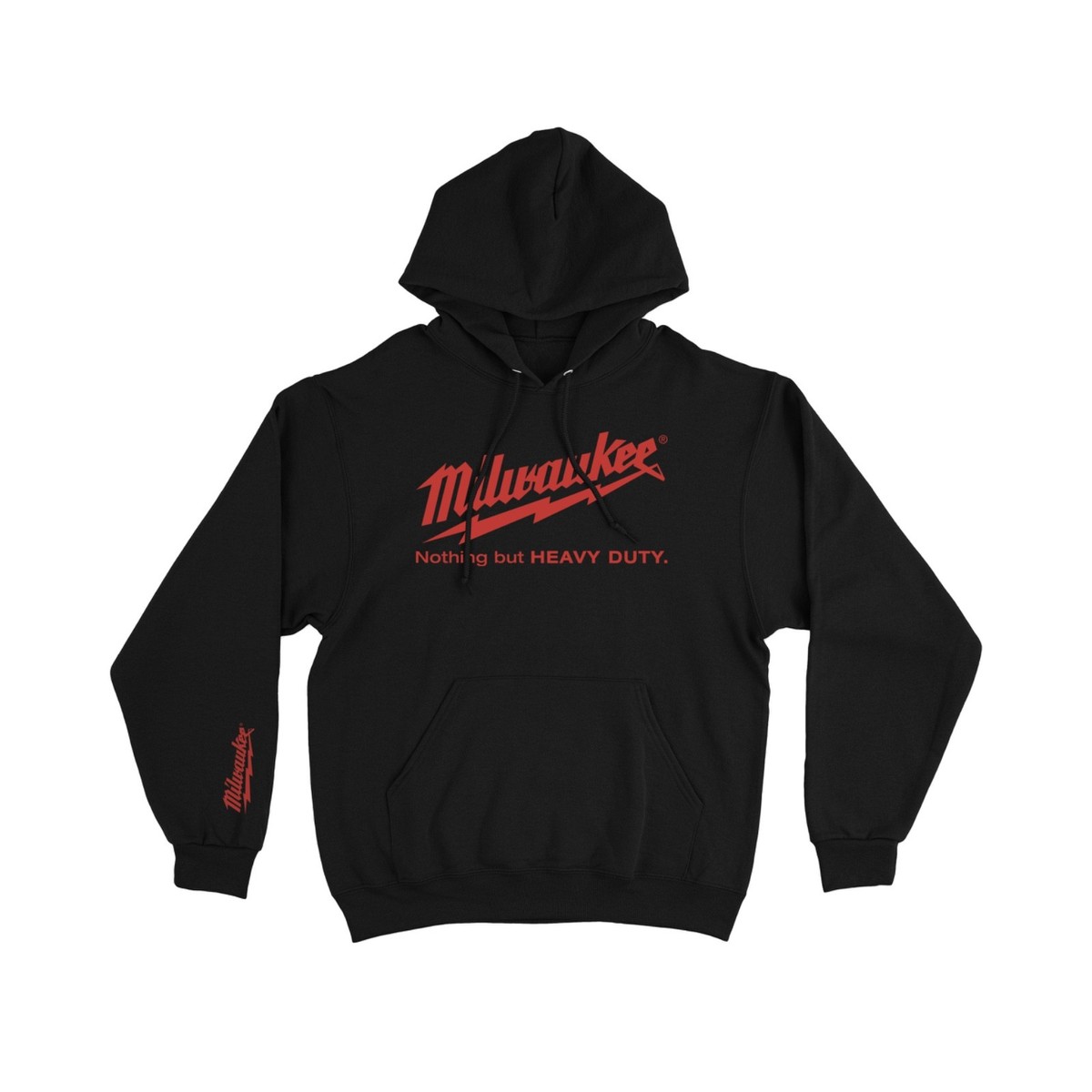 Milwaukee Heavy-Duty Logo Workwear Hoodie Construction, Trade
