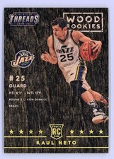 2015-16 Panini Threads #287 Raul Neto Rookie Utah Jazz