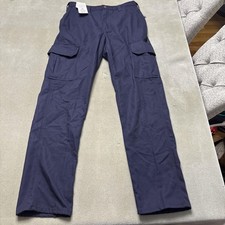 Tyndale Arc Rated Flame Resistant Cargo Pants Mens 30x34 Navy Workwear CAT2 USA
