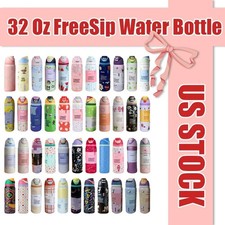 Owala 32 Oz FreeSip Water Bottle Holiday Edition USA JQ