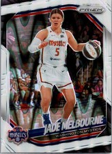 2025 Panini Prizm WNBA #128 Jade Melbourne White Seismic Prizms