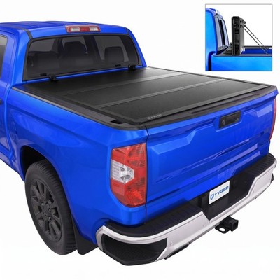 TYGER T9 Flip-Up Low Profile Hard Alloy Tri-Fold Tonneau Cover for