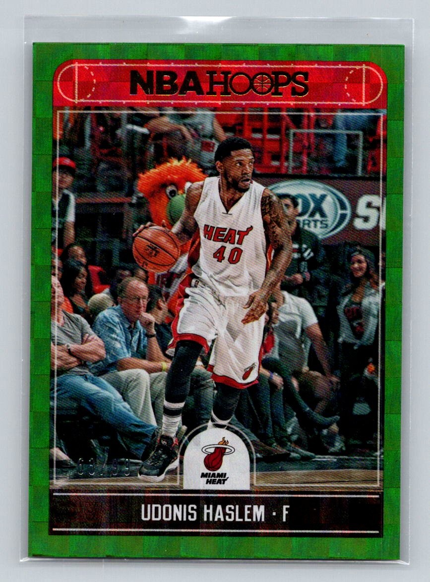 2017-18 Hoops #72 Udonis Haslem Green #/99