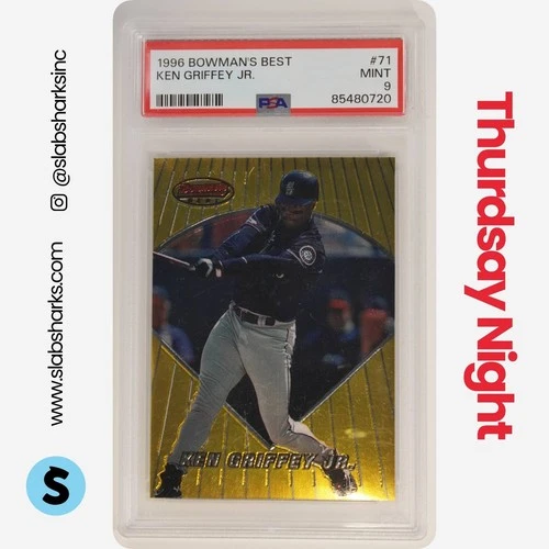 1996 BOWMAN'S BEST #71 KEN GRIFFEY JR. PSA 9