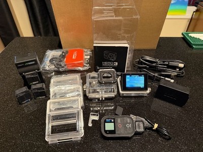 GoPro HERO3 Black Edition Action Camera Bundle with LCD BacPac and Accessories