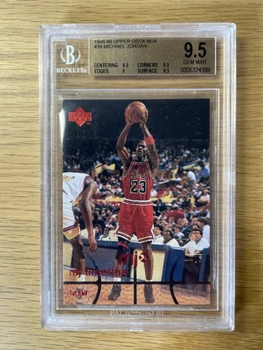 1998-99 Upper Deck MJx Michael Jordan BGS 9.5 - Card #39