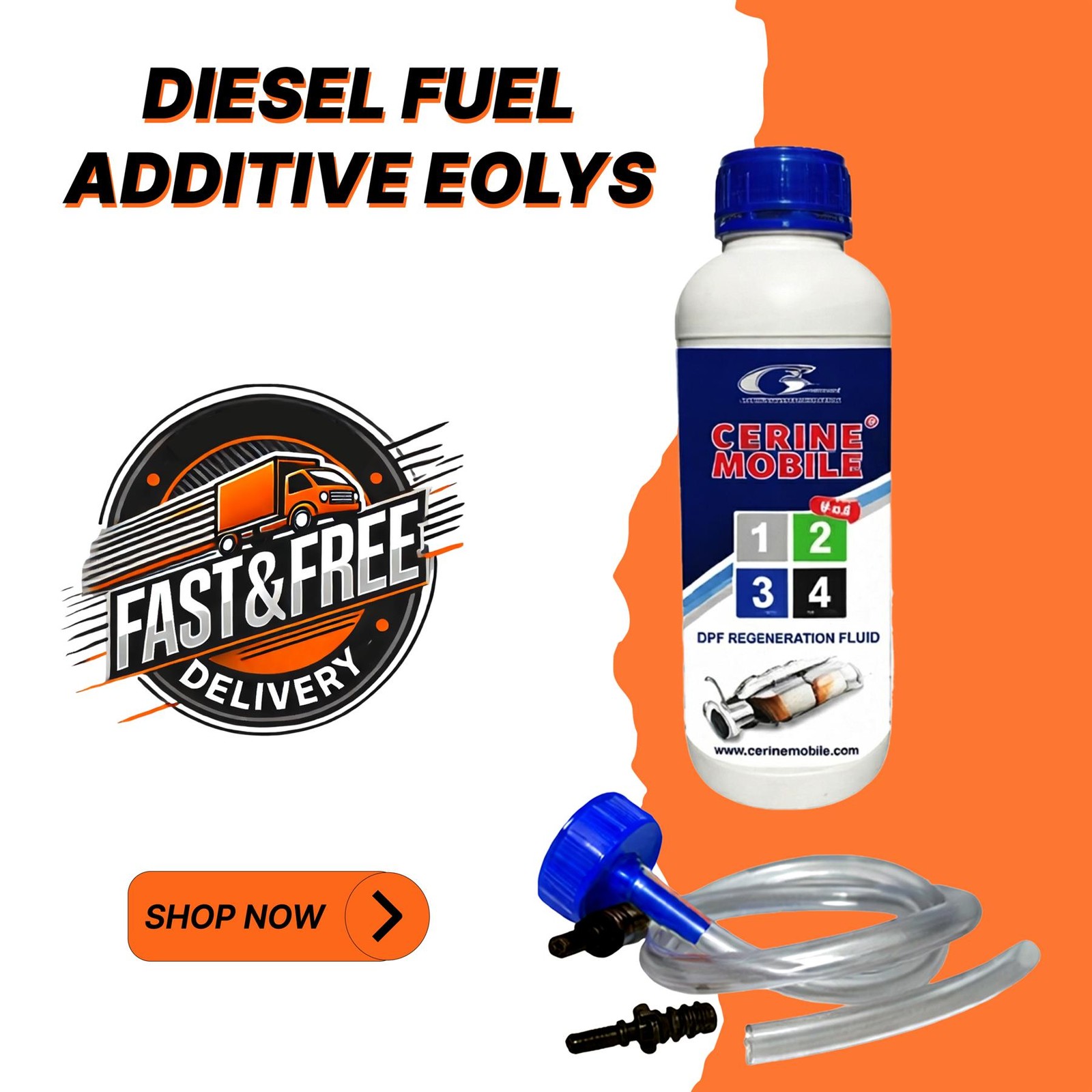 1L EOLYS Fluid Diesel Additive Refill Kit for Multi Models - Image 4
