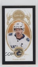 2018-19 O-Pee-Chee Mini Black Henrik Sedin #M-53 HOF 1o3