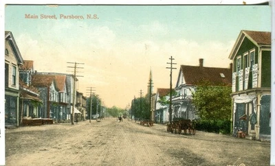 Kanada Parsboro NS - Hauptstraße 1911 Cover Auf Postkarte - Bild 1 von 4