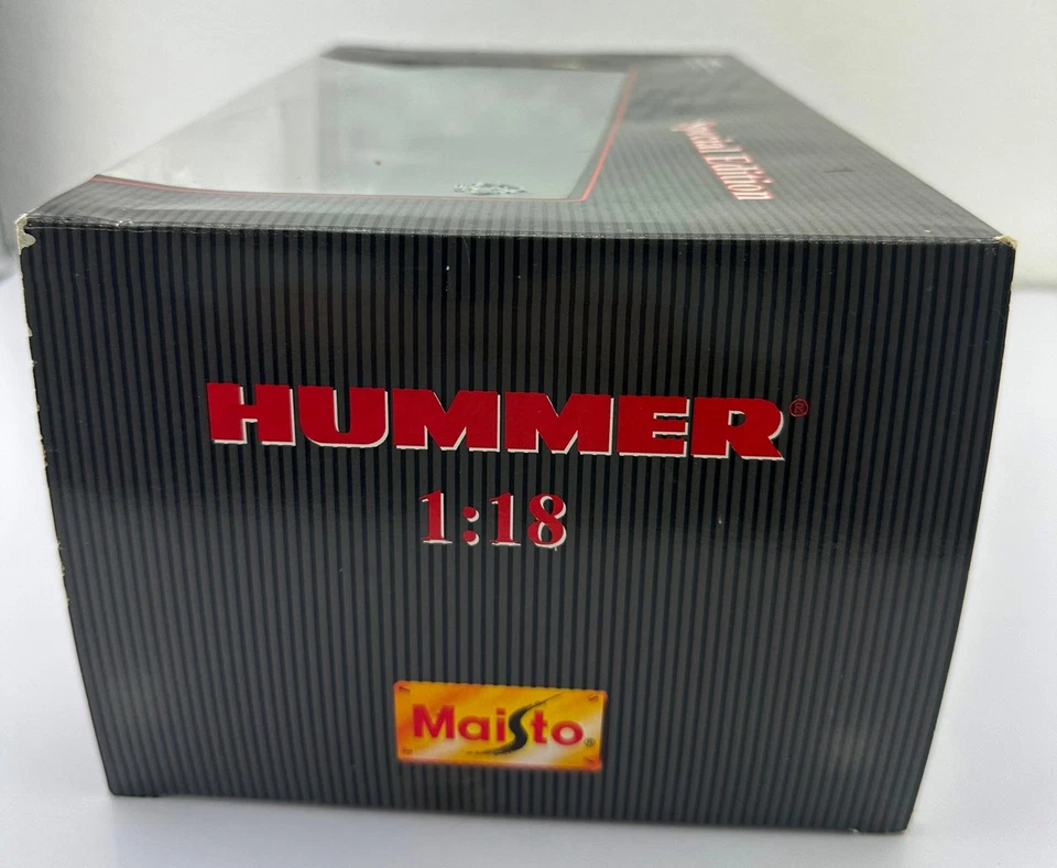 Maisto Edición Especial Blanco Hummer Soft Top Escala 1:18 Diecast #31859 Foto 3 de 4