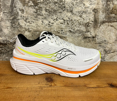 Saucony Guide 18 S20998-131 White/Peel Mens Running NEW IN BOX
