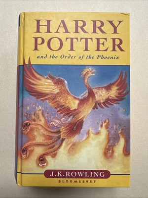 Harry Potter & the Order of the Phoenix 1st edition + print Error First 2003