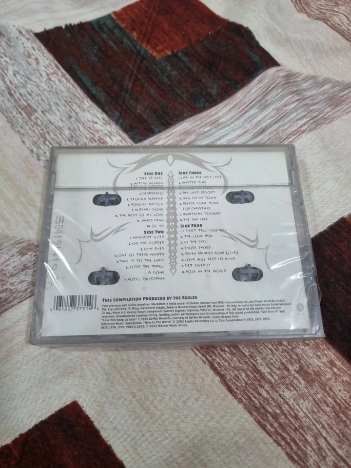 Eagles The Complete Greatest Hits INDIA IMPORT CASSETTE SEALED - Image 4 of 4